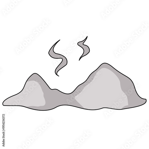 Pile Ash Smoke Burnt Charcoal Dust