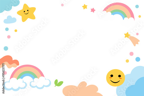 Kid Presentation Creative business PowerPoint presentation slides template design. Use for modern keynote presentation background, brochure design, website slider, landing page, annual report, company