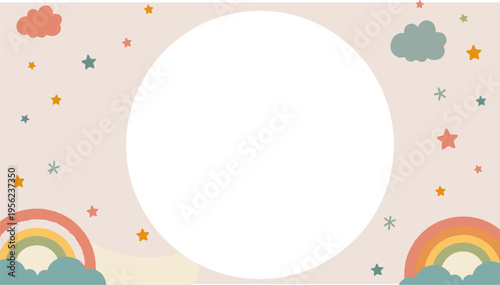 Kid Presentation Creative business PowerPoint presentation slides template design. Use for modern keynote presentation background, brochure design, website slider, landing page, annual report, company