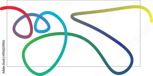 A collection of black brush strokes and lines on a white background for artistic reference