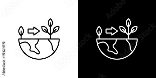 Thrive Icon Sheet Black And White