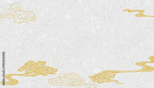 Chinese-style classical auspicious cloud background