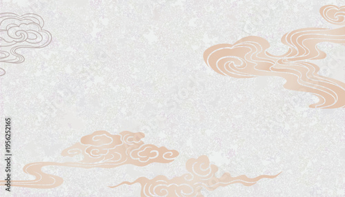 Chinese-style classical auspicious cloud background