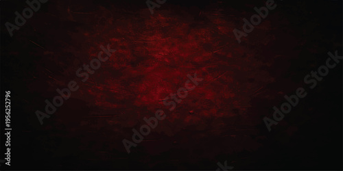 A dark red and black grunge background features a textured vintage wall pattern with smoke and fire flame illustrations for a dirty industrial backdrop design