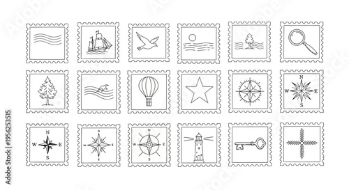 Editable Selection Frames and Crop Marks Icons Set – UI Bounding Box and Resize Handles Collection