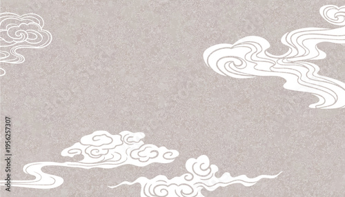 Chinese-style classical auspicious cloud background