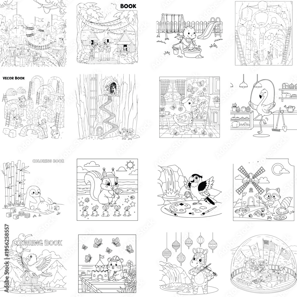 Obraz premium Detailed illustration of ancient egyptian hieroglyphs and symbols with line art