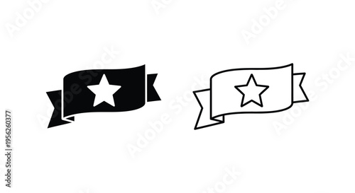 Black and white briefcase design Vector