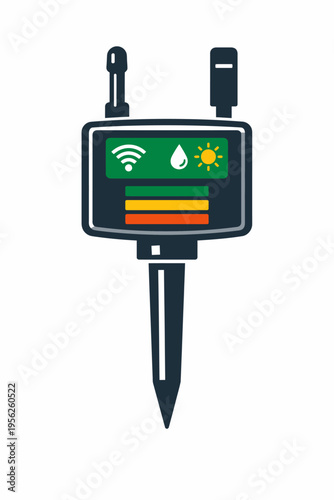 Smart WiFi Soil Moisture Sensor with Solar Power and Weather Station Integration for Efficient Irrigation Systems