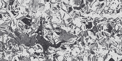 Intricate abstract organic network pattern with detailed linework and granular texture in grayscale tones, ideal for science or technology backgrounds and artistic concepts