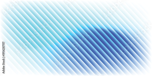 Abstract vertical blue light bar pattern background with glowing cyan center, creating a vibrant digital sound wave or equalizer effect, isolated on