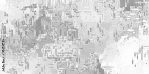 Grayscale abstract background with irregular shapes and organic textures resembling clouds or water ripples for artistic design