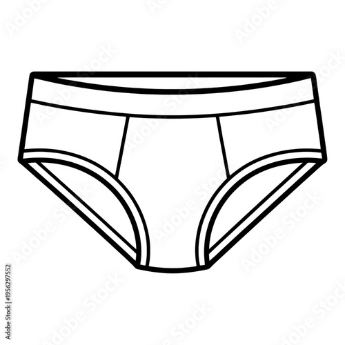 Underwear Outline Vector Icon
