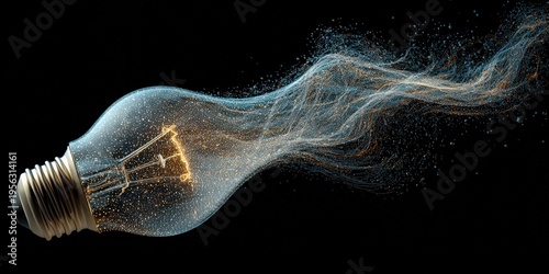 Light fading out from bulb