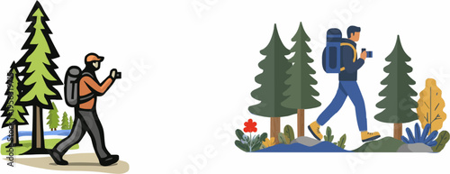 Escape to the Wilderness: Hiker's Journey Through Nature