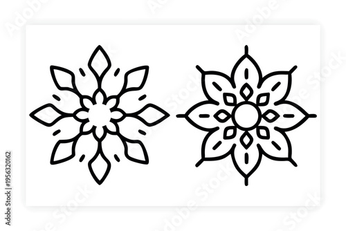 Elegant lotus flower vector illustration featuring a floral petal design and spring nature elements for a circular beauty logo or business ornament.