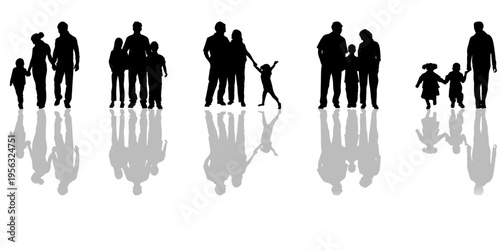 Happy Family, Father day, Mother day, Baby icon set