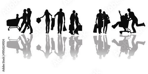 Happy Family, Father day, Mother day, Baby icon set