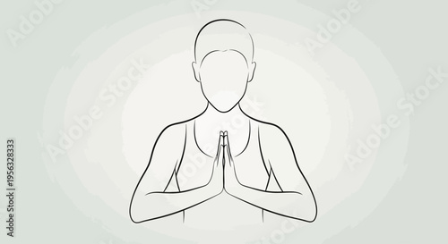 yoga meditation mindfulness wellness concept.