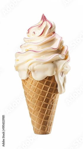 Assorted Ice Cream Cones Minimal Studio Style