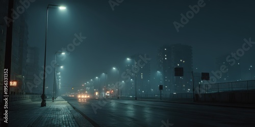 Empty streets with no light