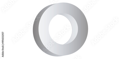 Silver round circle cartoon comic icon doodle silhouette art on white background with space for text