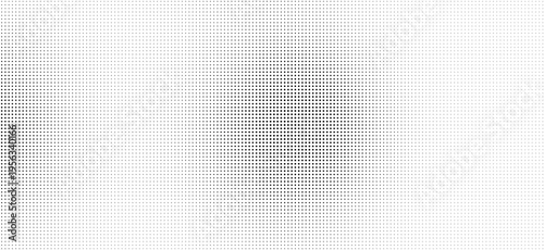 Retro grunge overlay halftone dot pixel pattern backdrop, gradient texture and digital technology background in pop art comic style. Distressed halftone dotted banner frame for social media business.