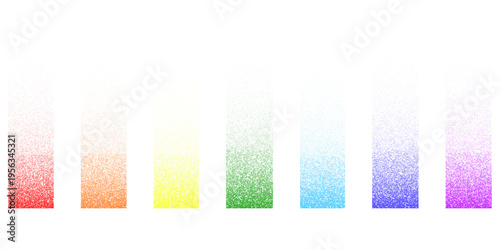 Vertical colorful rainbow gradient background with grain texture on light backdrop for modern design.
