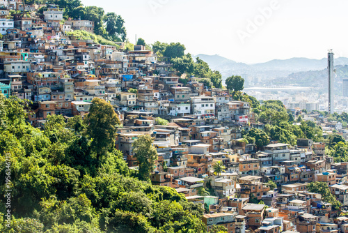 Tableau sur toile Favela - Rio de Janeiro, Brazil