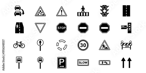 Traffic Flow Direction Sign