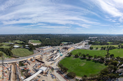 North East Link Under Construction in Melbourne Australia