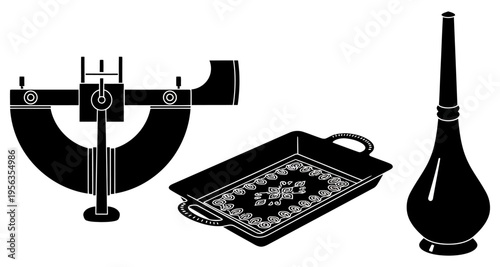 Traditional hookah and accessories