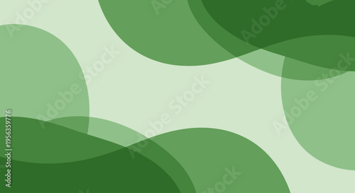 Green Cannabis Abstract Background, Organic Flowing Shapes, Minimalist Design, Herbal and Medicinal Plant Vibes