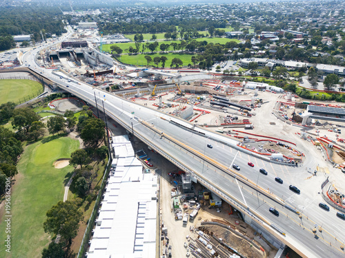 North East Link Under Construction in Melbourne Australia