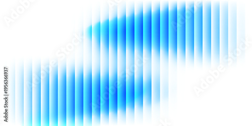 Transparent refracted fractal glass gradient effect, ribbed glass vibrant texture