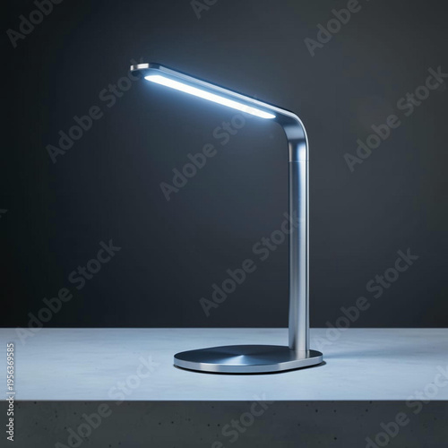 Metallic modern LED desk lamp 
