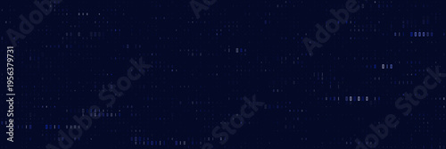 Abstract Binary Code Background for Cybersecurity and Data Encryption Visualization