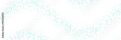 Abstract Digital Wave Pattern Representing Quantum Computing Data Stream and Cyber Security