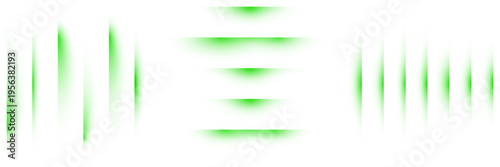 Abstract Green Light Wave Patterns for Digital Audio Visualization and Sound Frequency Graphics