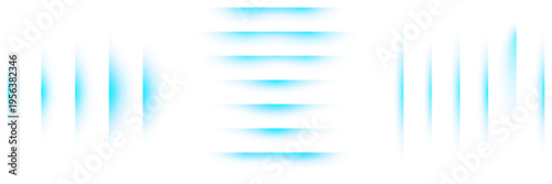 Abstract Blue Glowing Lines Representing Quantum Computing Data Streams on White Background