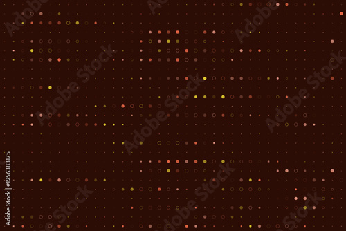 Quantum Computing Data Visualization Abstract Background with Glowing Digital Bits and Encryption