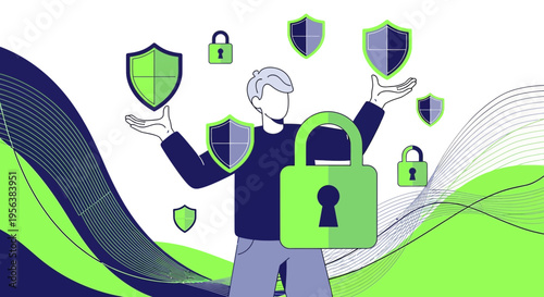 Balancing cybersecurity: An illustration of security measures for digital safety and privacy