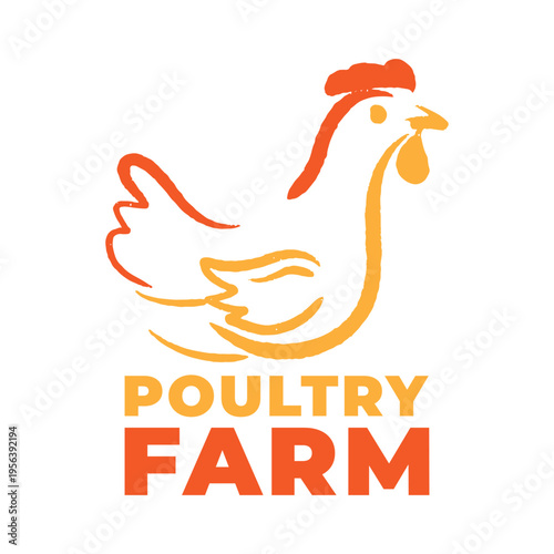 Logo of an Poultry chicken farm