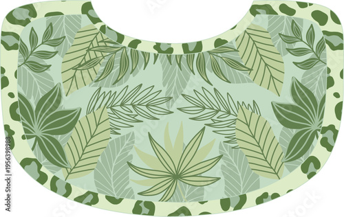 Vibrant Summer Tropical Foliage Seamless Pattern