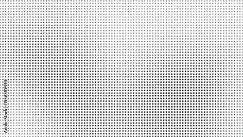 Retro grunge overlay halftone dot pixel pattern backdrop, gradient texture and digital technology background in pop art comic style. Distressed halftone dotted banner frame for social media business.