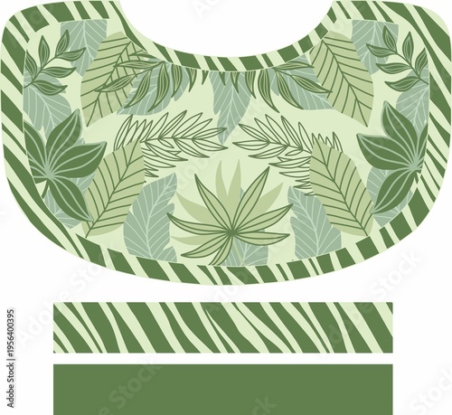 Vibrant Summer Tropical Foliage Seamless Pattern