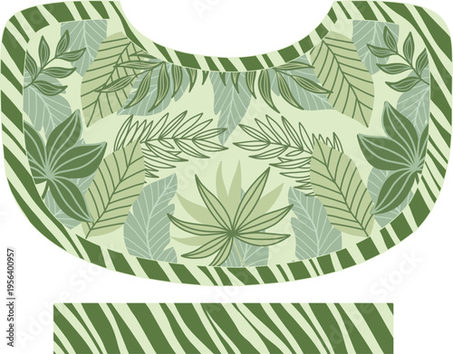Vibrant Summer Tropical Foliage Seamless Pattern