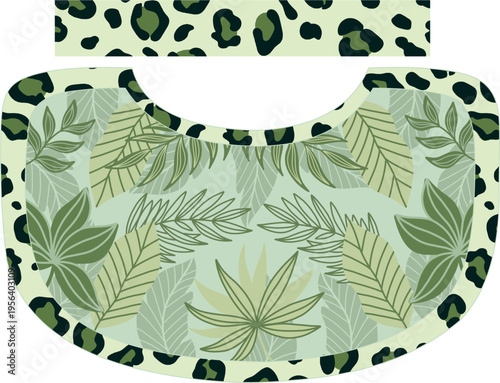 Vibrant Summer Tropical Foliage Seamless Pattern