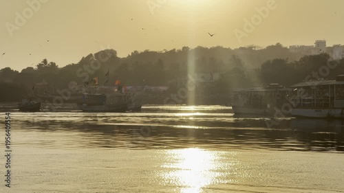 Morning in the Mumbai city