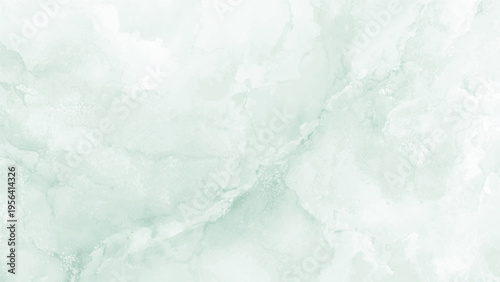 Soft green watercolour texture with white clouds and subtle gradient effects on a pastel background serene art